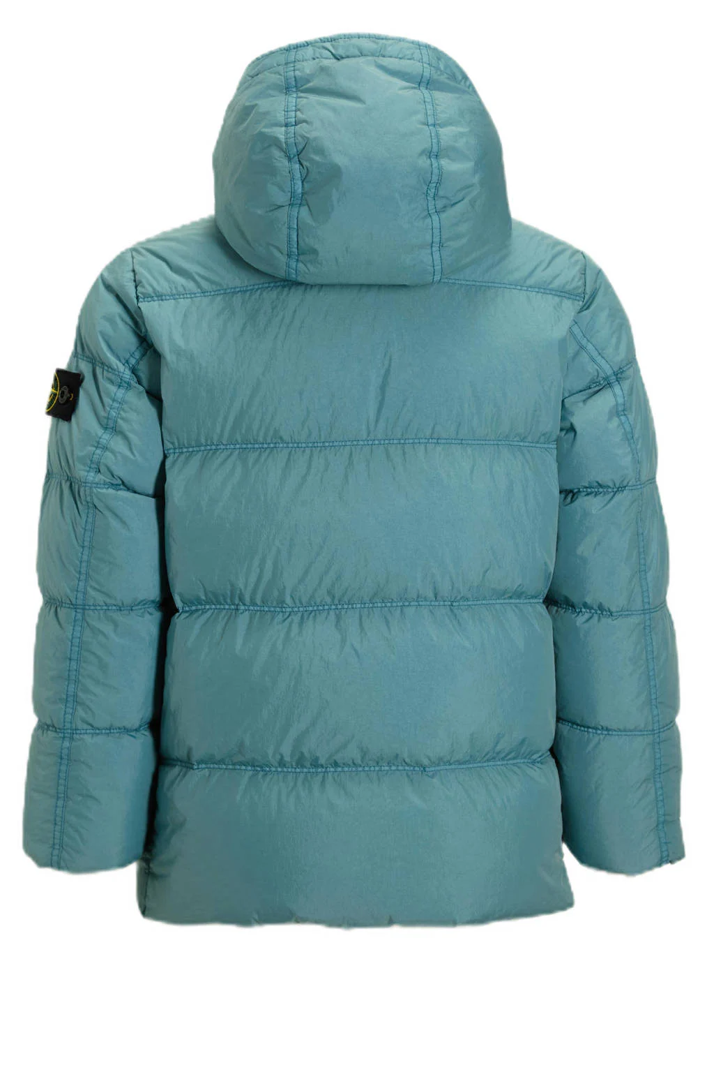 Stone Island gewatteerde jas blauw