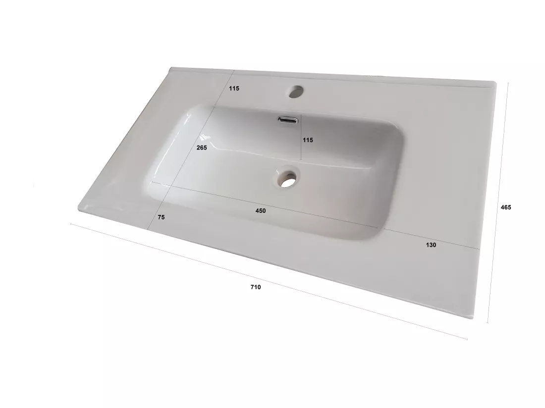 Ensemble de salle de bain 4 pièces IGEA pin arctique