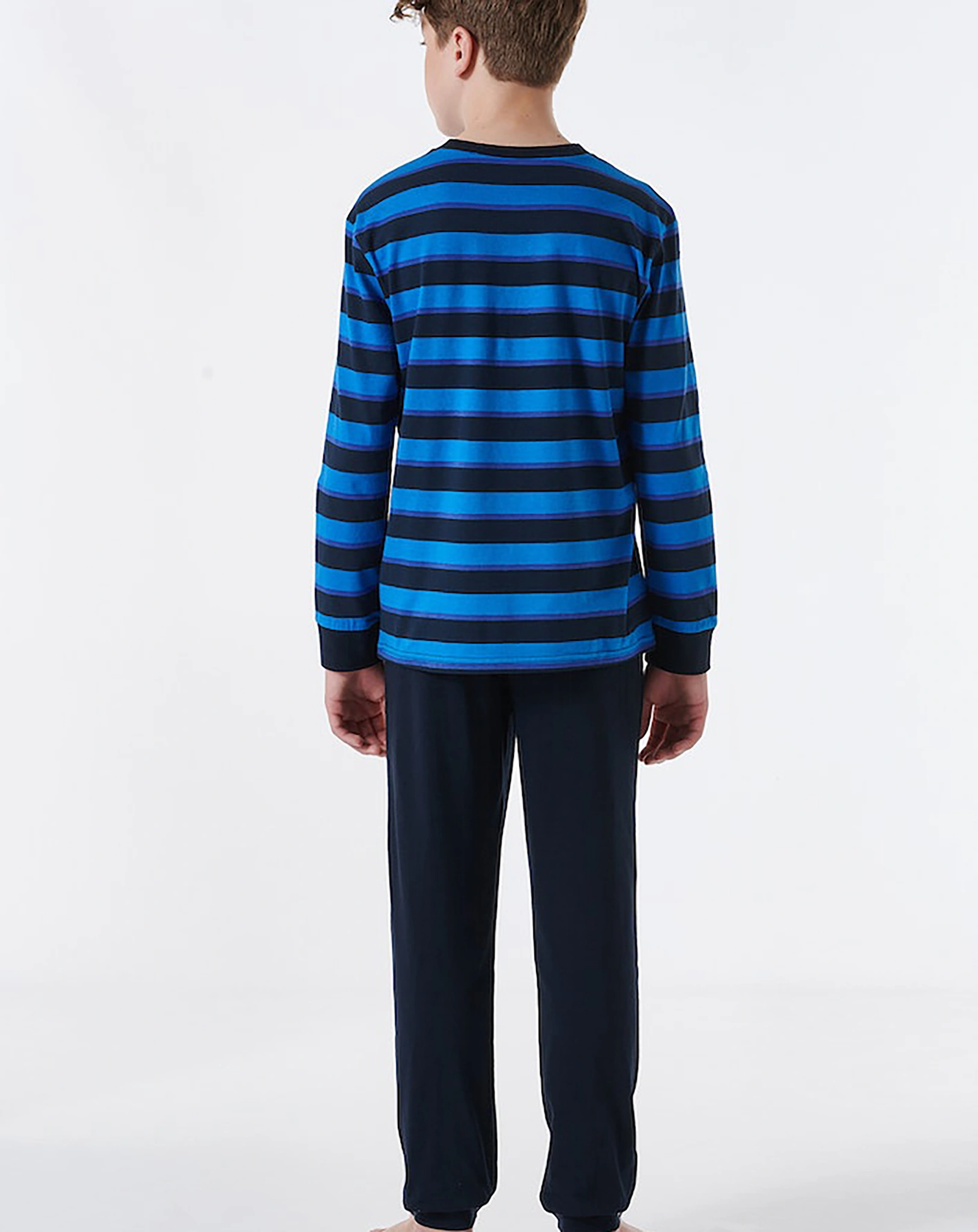 Schlafanzug NIGHT STRIPES lang in bunt