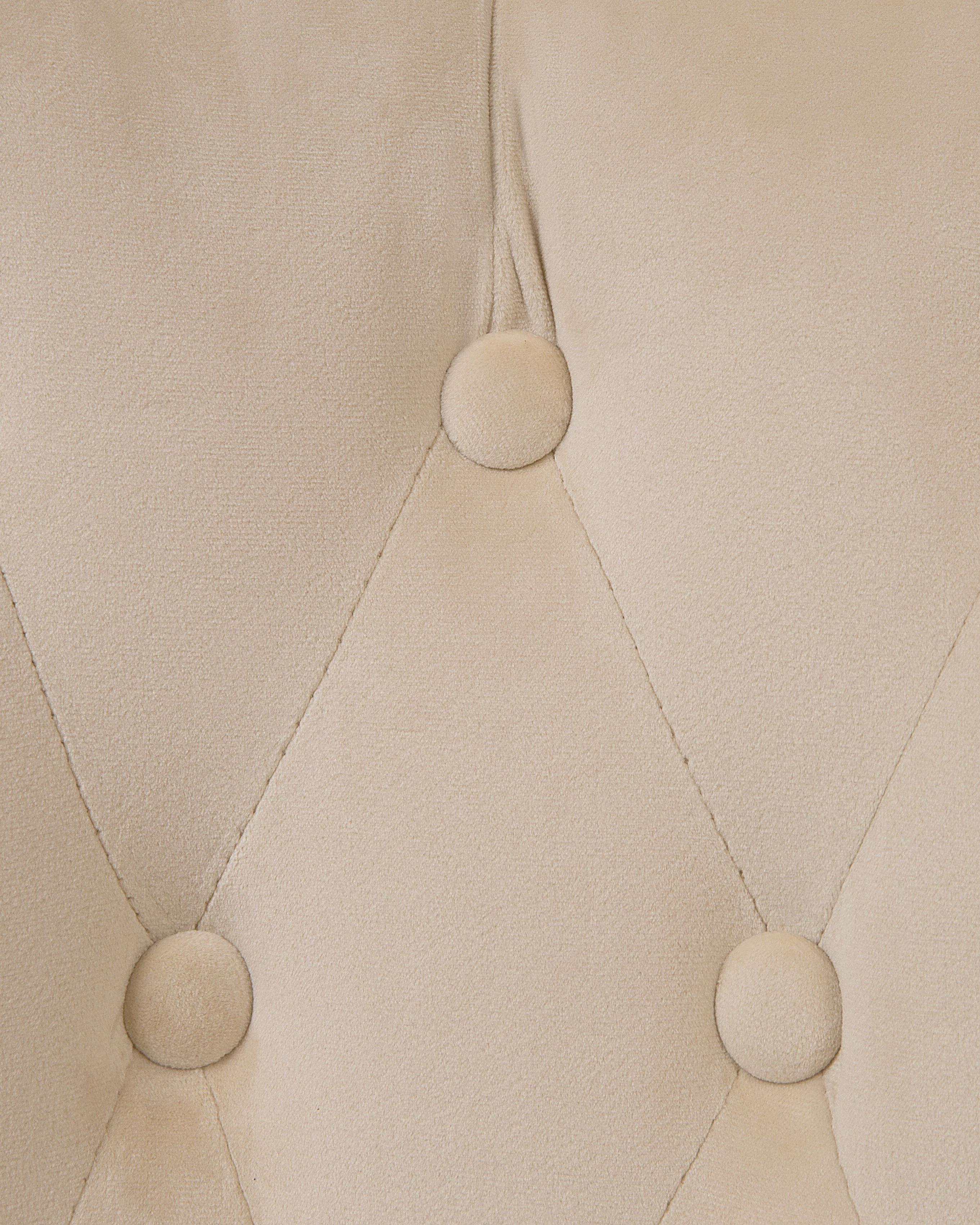 Bureaustoel PARRISH Fluweel Beige