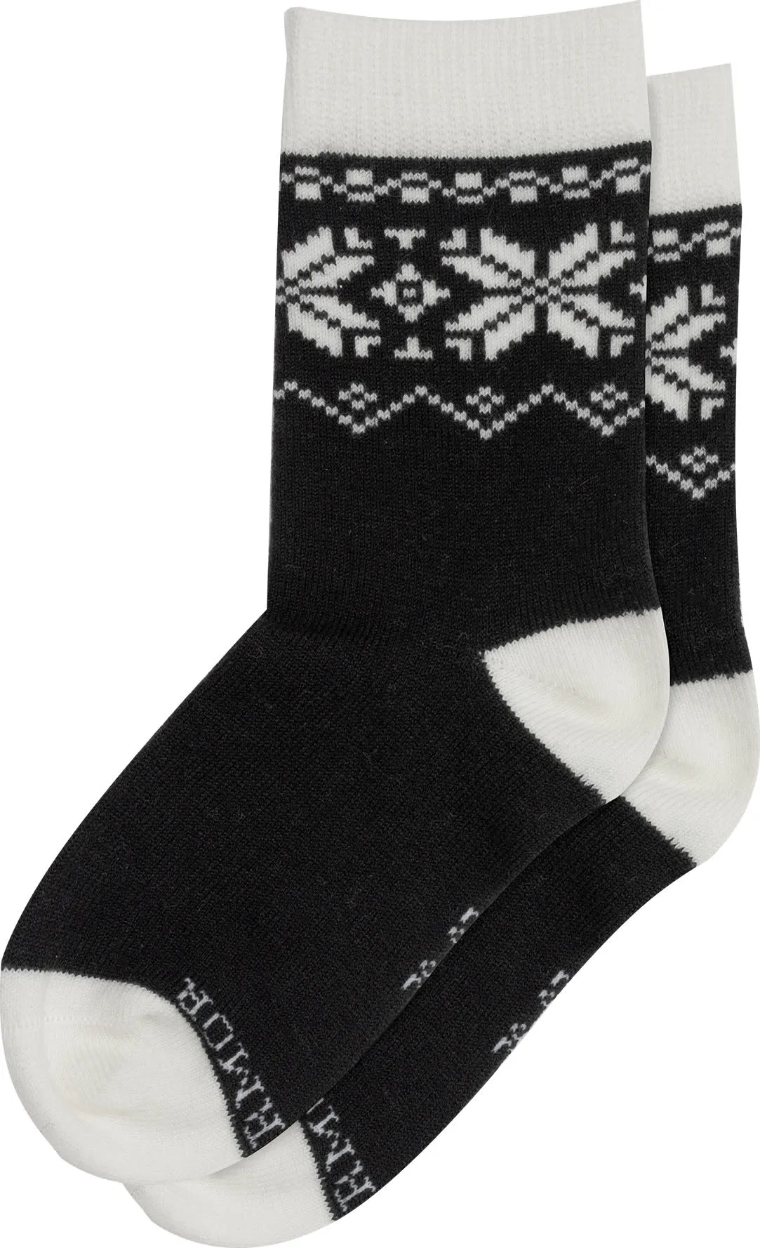 Gridarmor Heritage Merino Socks 2p Jr Black/White