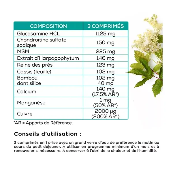 Granions Chondrostéo Articulations Lot de 3 x 90 comprimés