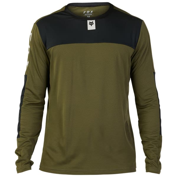 Maillot VTT FOX DEFEND LS JERSEY HEAD OLIVE GREEN