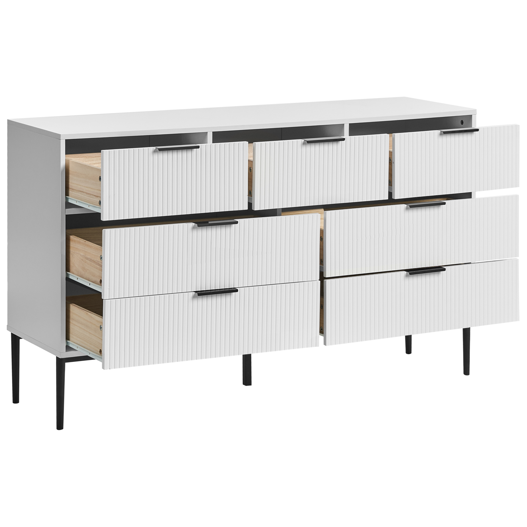 Beliani - LEDUC - Ladekast 7 lades - Wit - MDF