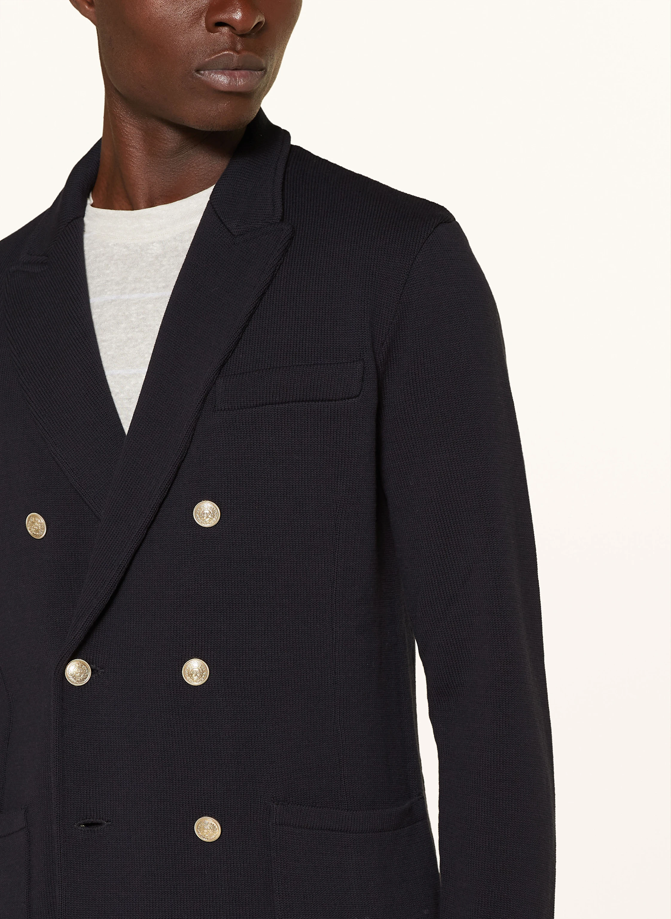 eleventy Stricksakko Extra Slim Fit