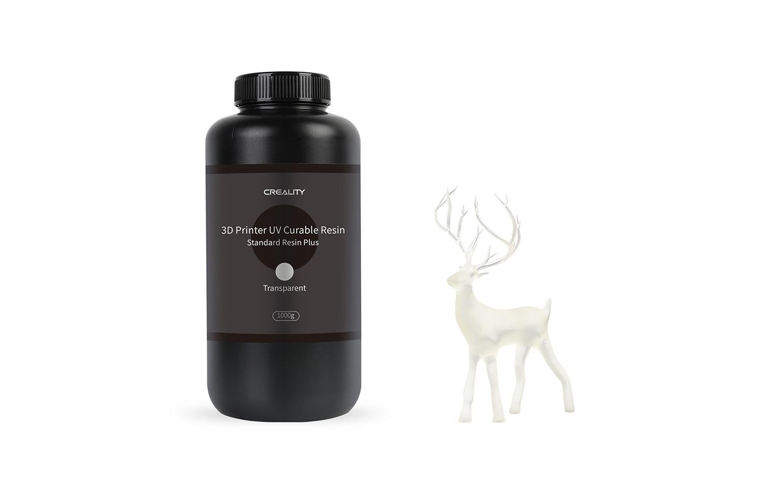 Resin Plus 1 kg, TransparentUV Resin für DLP / SLA 3D Drucker