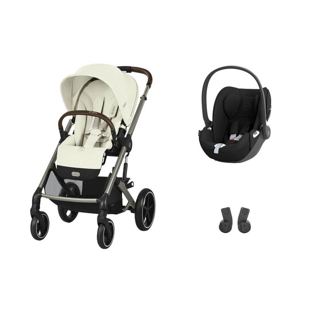 POUSSETTE DUO Balios S Lux TPE Seashell Beige + Cloud T I-Size Sepia Black - CYBEX