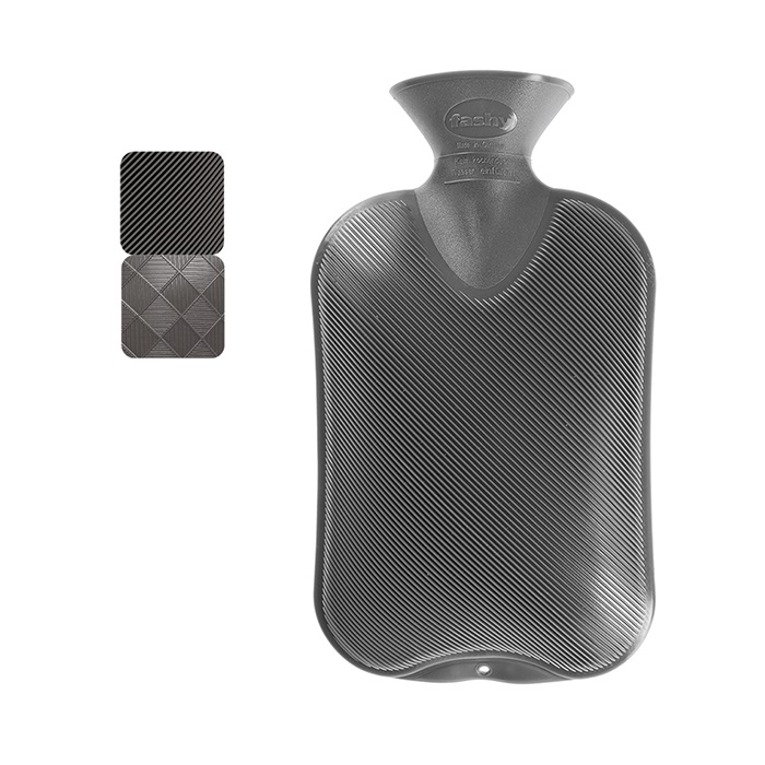 fashy Wärmeflasche 2l Halblamelle anthrazit 1 Stk