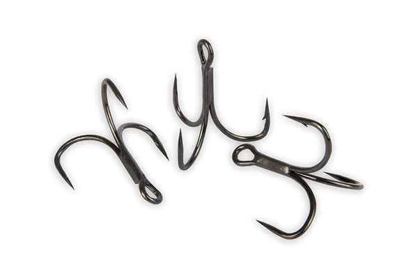Hameçons triples Fox Rage Predator Powerpoint X-Strong Trebles Semi-Barbed (8 pcs)