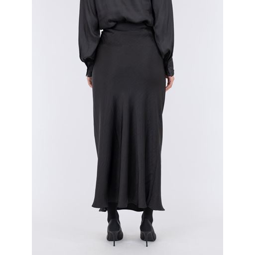 Neo Noir Vicky Heavy Sateen Nederdel, Black, 38