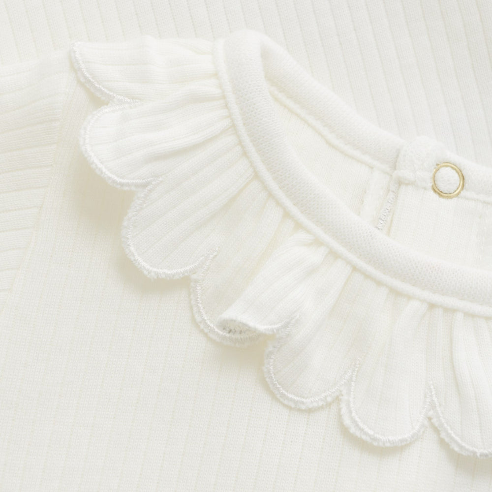 Køb Minymo Marshmallow White Body Rib