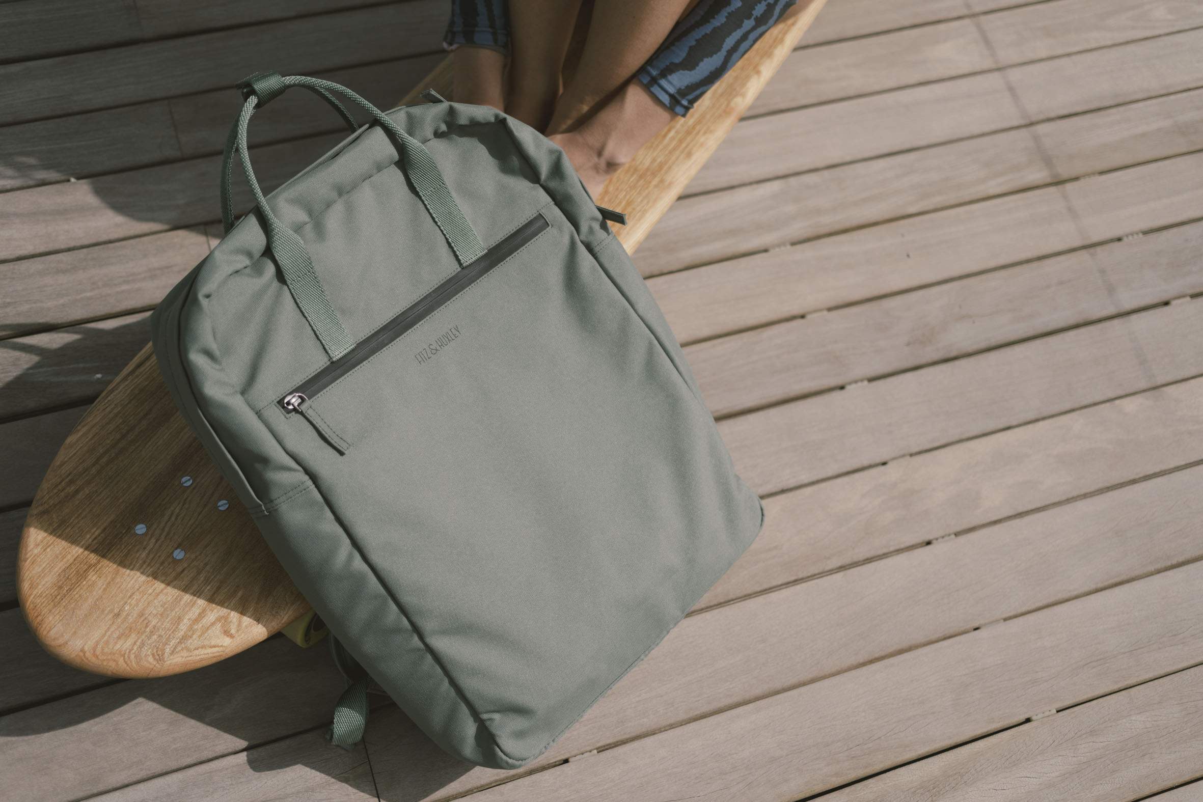 Fitz & Huxley Rucksack OCEAN 17l, agave