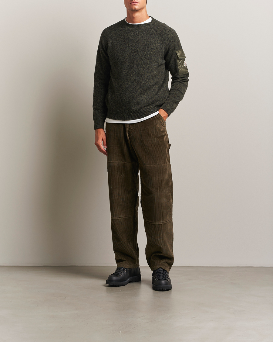 Moncler Wool Crew Neck Military