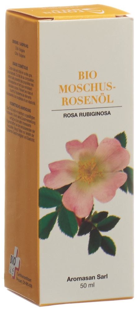 Aromasan Moschusrosenöl<br>50 ml, Öl, Bio