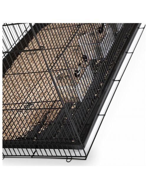 Keddoc Vogelkooi Budgie Home - Vogelverblijven - 79x46x91 cm Zwart