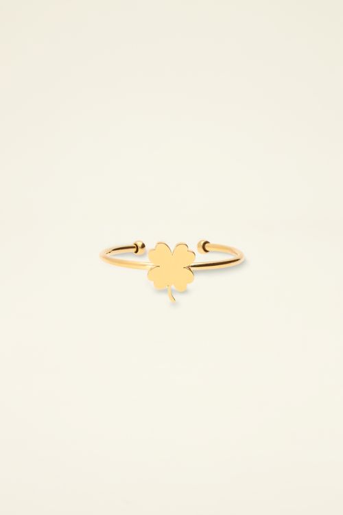 Ring met klavertje