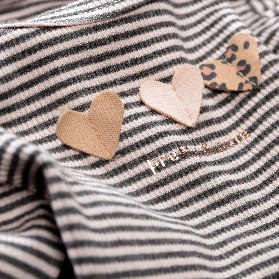 STACCATO Shirt pastel rose gestreift