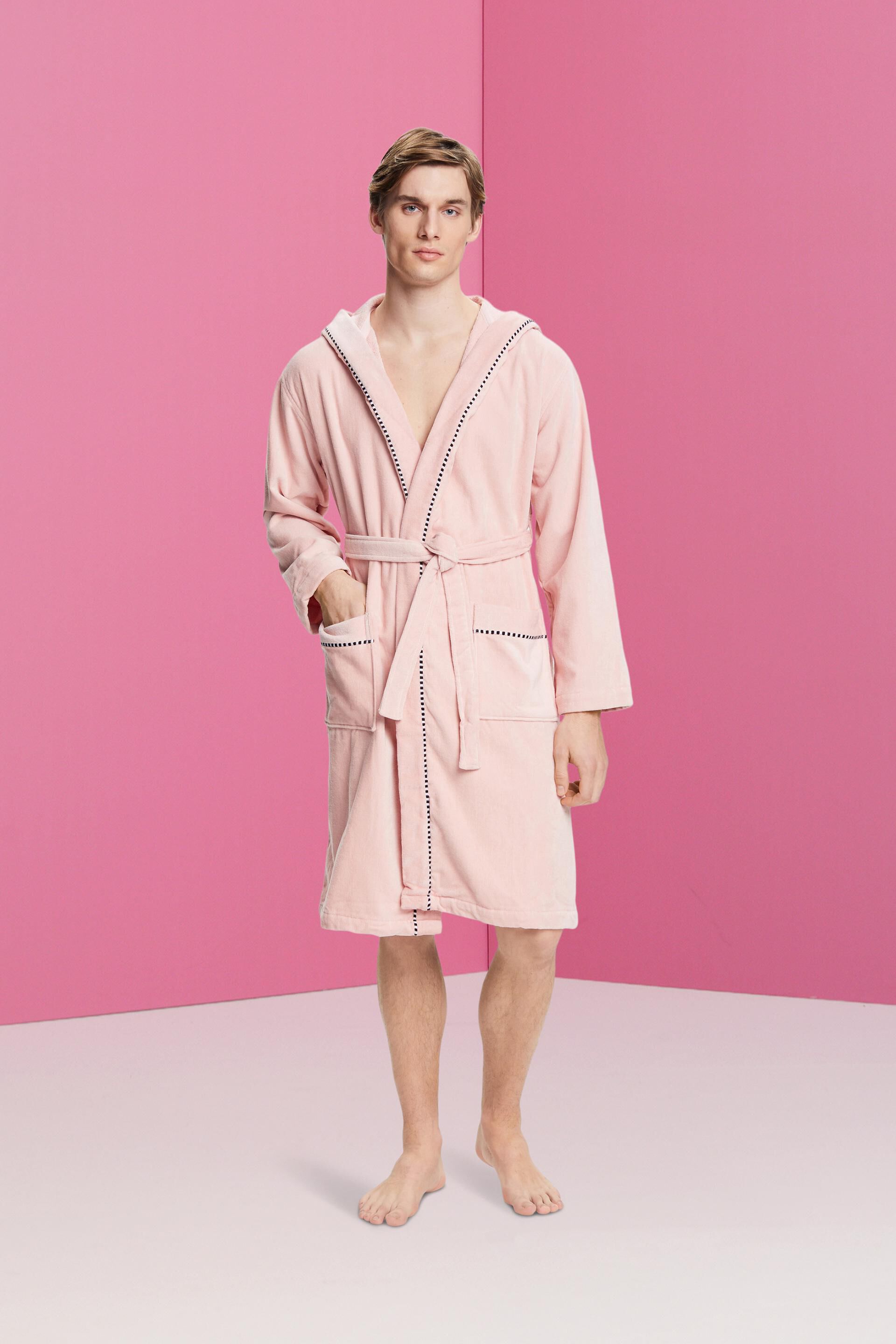 Peignoir en velours, 100% coton