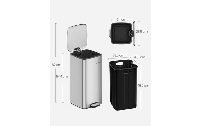 SONGMICS Mülleimer »20 l« 1 Behälter