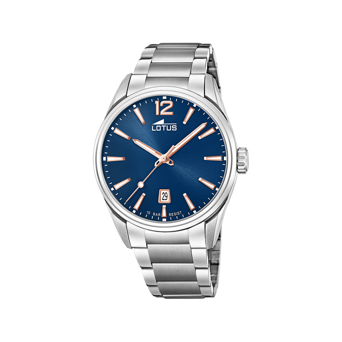 Montre Lotus homme bracelet acier