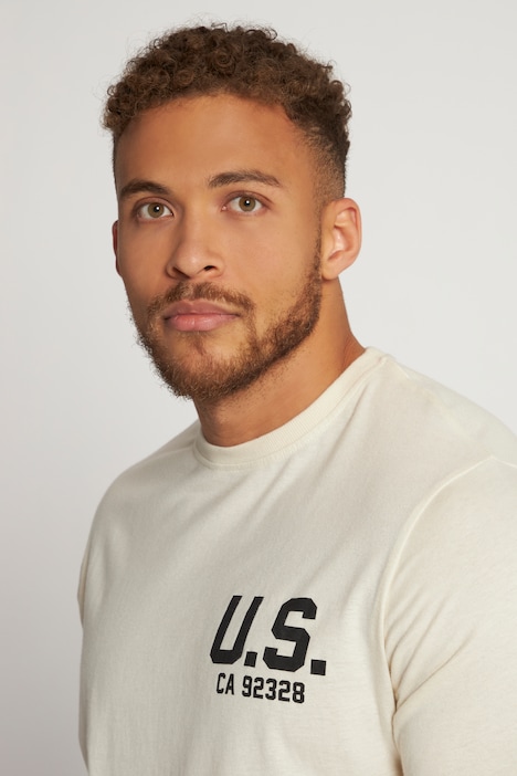 T-Shirt, Halbarm, Print, Rundhals
