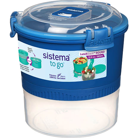 Sistema Lunch Stack To Go (965ml) - flere varianter - assorteret