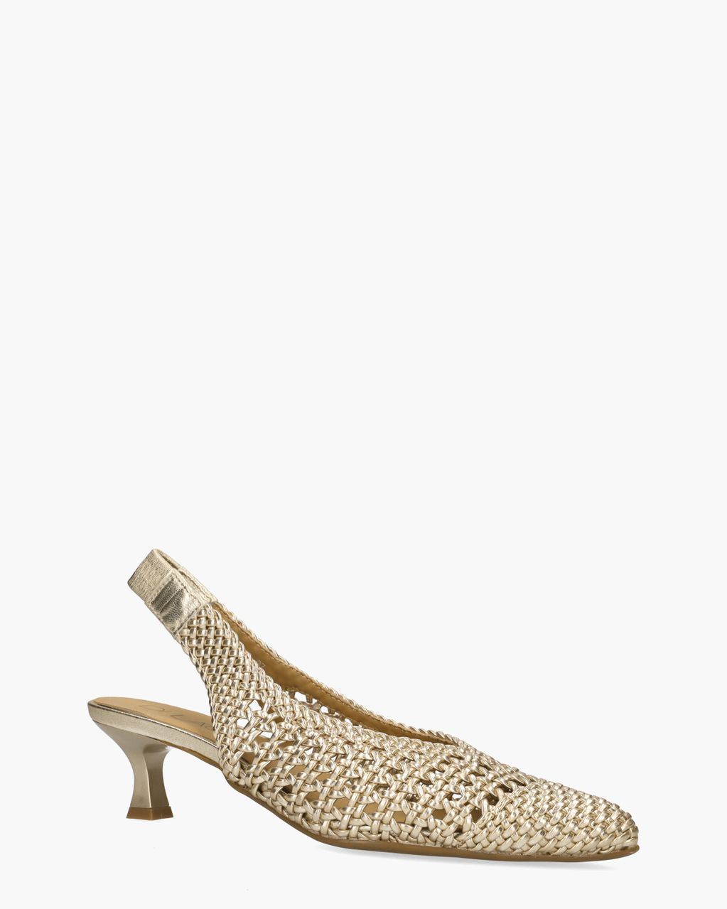 Di Lauro Wady Goud Dames Slingbackpumps