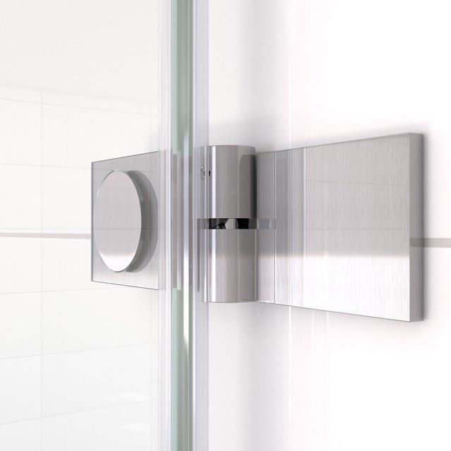Diamond Douchecabine | 90x60 cm Rvs Helder glas Draaideur Rechthoek