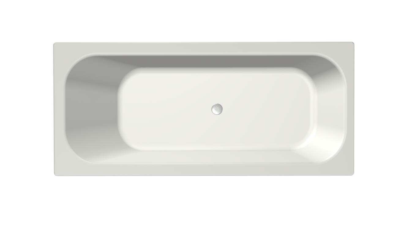 Xenz Aruba ligbad acryl 180x80x45cm zonder overloop wit mat