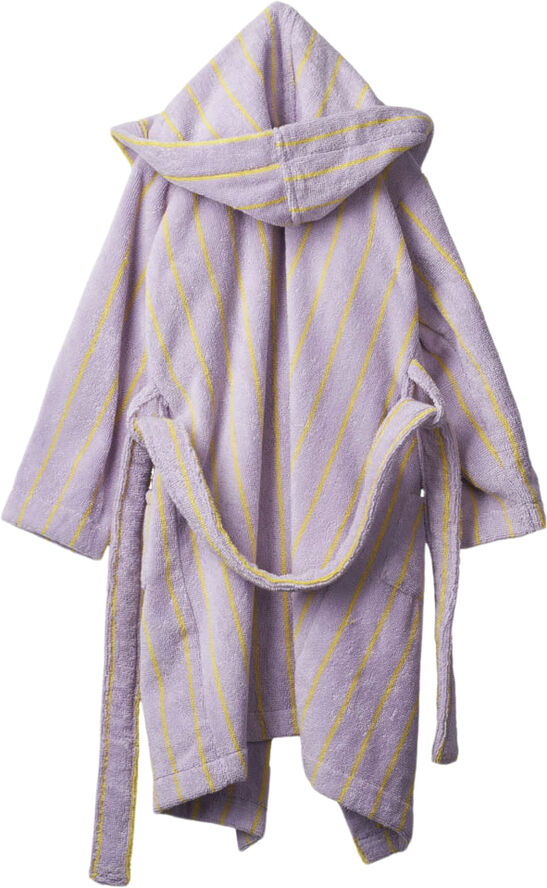 Bongusta Naram Kids Bathrobe Lilac & neon yellow