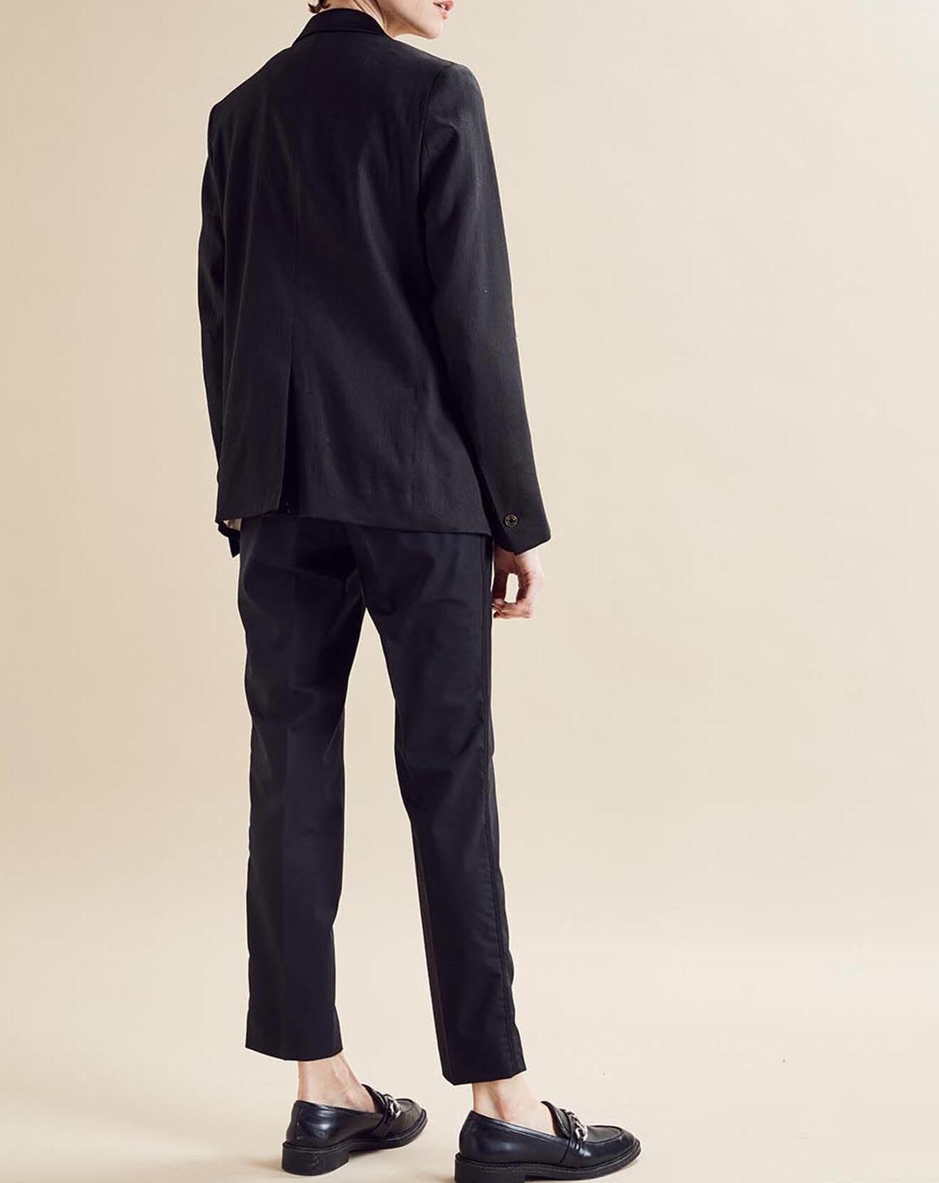 Chloé Stora Veste en Lin mélangé Victoire noire