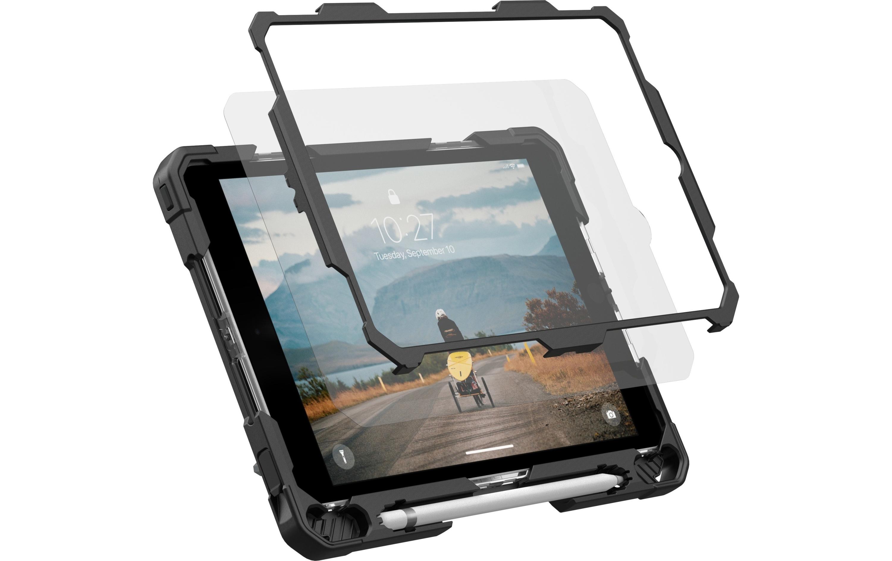 Tablet Back Cover Plasma iPad (7/8/9th Gen.) Ice/BlackRobuste Tablet-Schutzhülle mit Handschlaufe für das Apple iPad (7/8/9th Gen.)