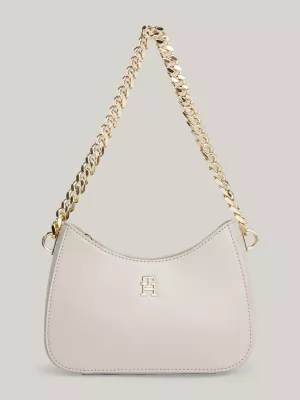 Bolsa Hobo de Ombro com Alça de Corrente