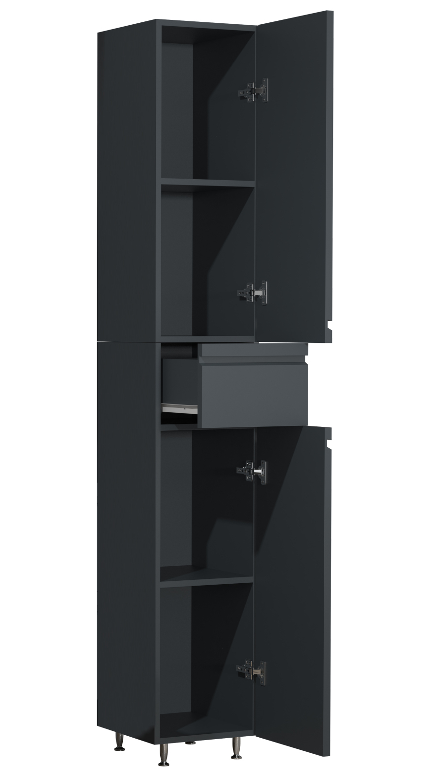 Hochschrank SILORA - anthrazit - 30 cm breit