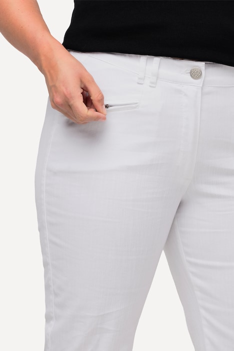 Sommerhose Mony, angenehm leicht, Zipptaschen, Stretc