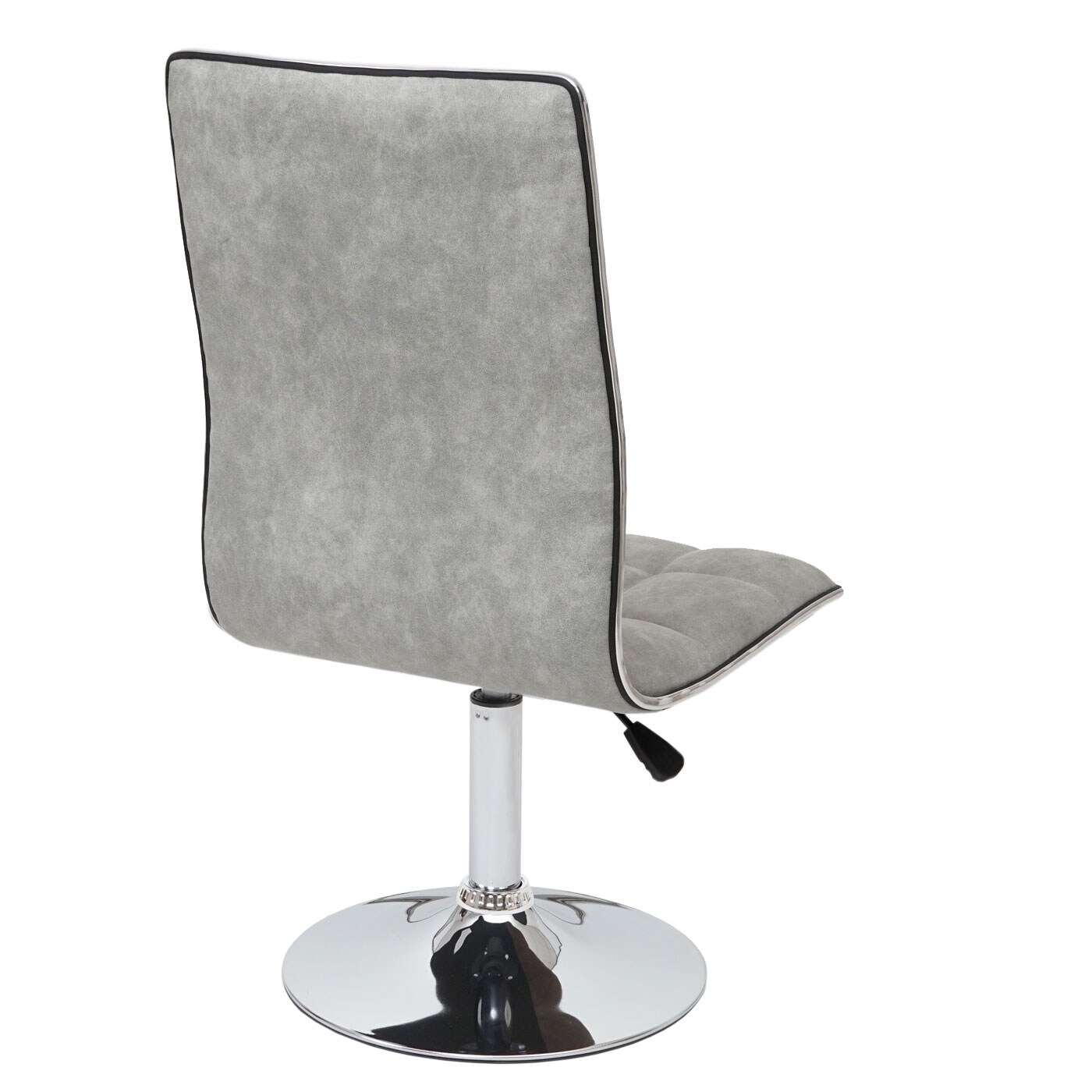 2er-Set Esszimmerstuhl MCW-C41, Stuhl Küchenstuhl, höhenverstellbar drehbar, Stoff/Textil MVG ~ vintage betongrau