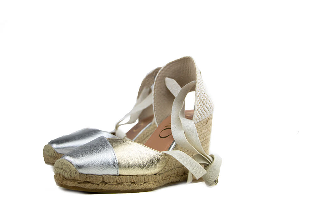 Gaimo Espadrille Yasmin Odin Silver Gold