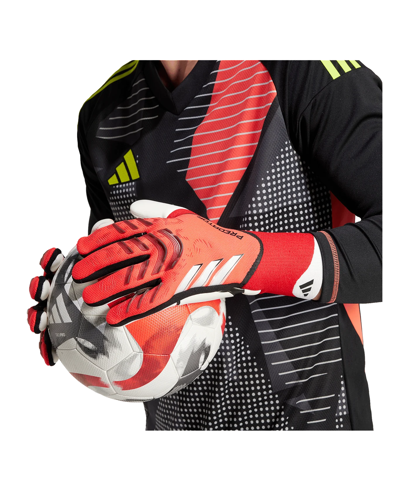 adidas Predator Pro Pure Victory Torwarthandschuhe Rot
