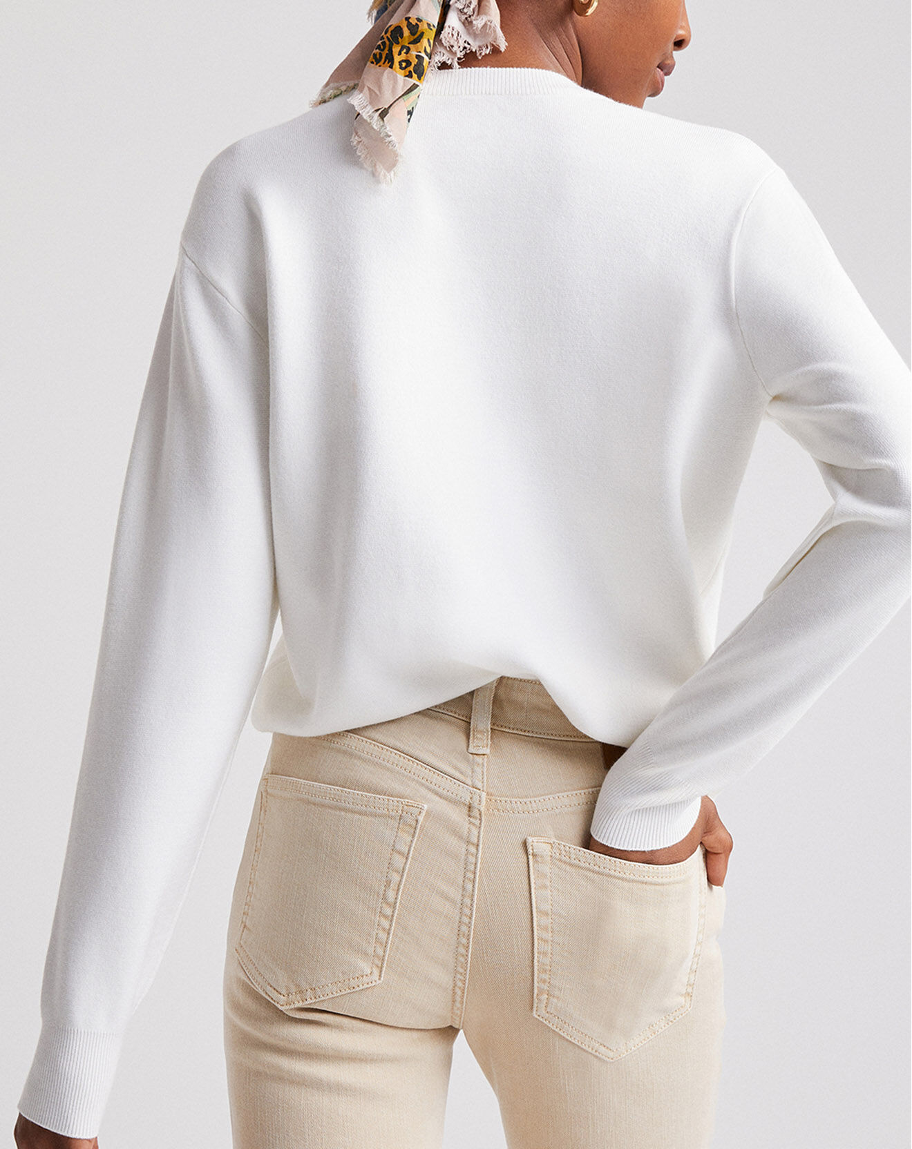 Desigual Pullover Nelya blanc