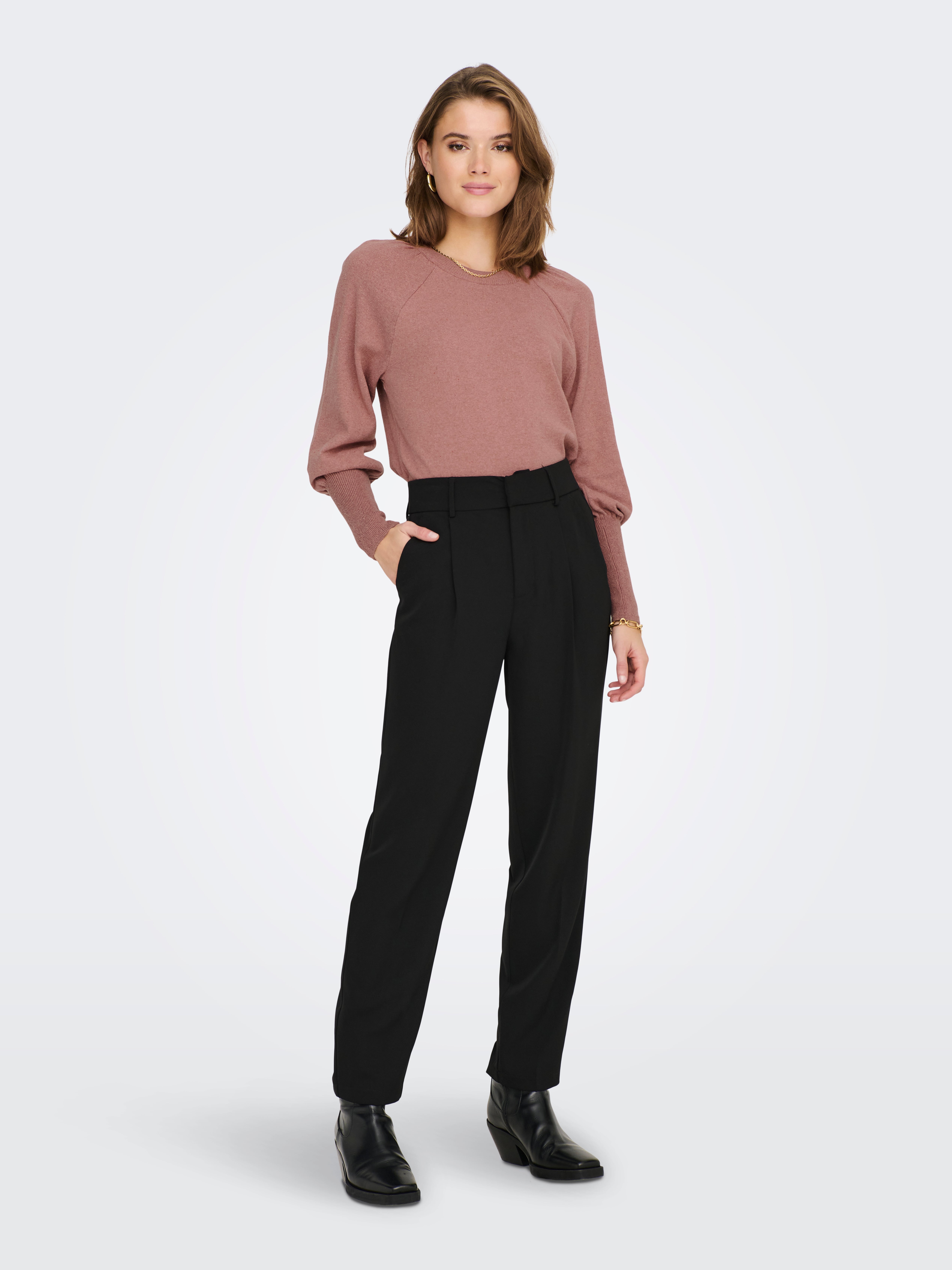 ONLASTA Strickpullover Withered Rose