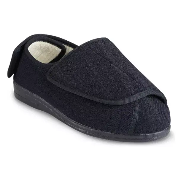 Sapatos temporários Dr. Comfort Shh Franki, tamanho 37, azuis.