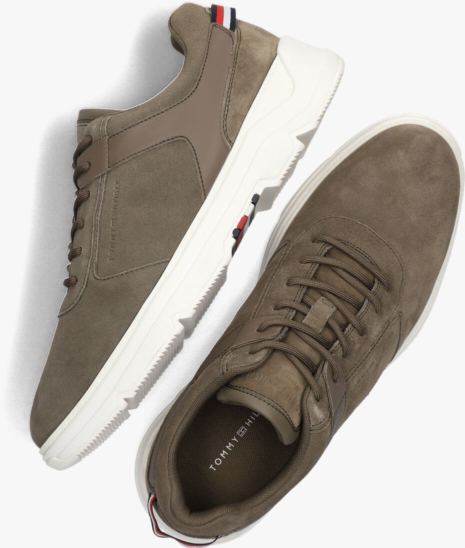 TOMMY HILFIGER groene tommy hilfiger lage sneakers core hilfiger hybrid