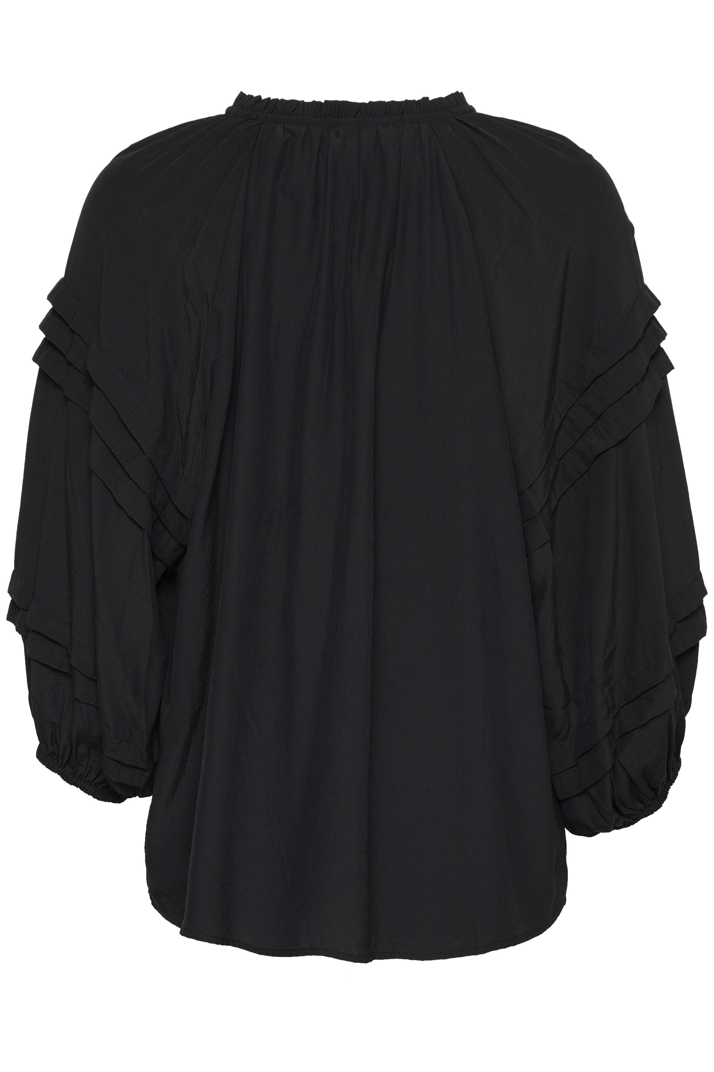 Culture - Asmine Wide Sleeve Blouse - Black