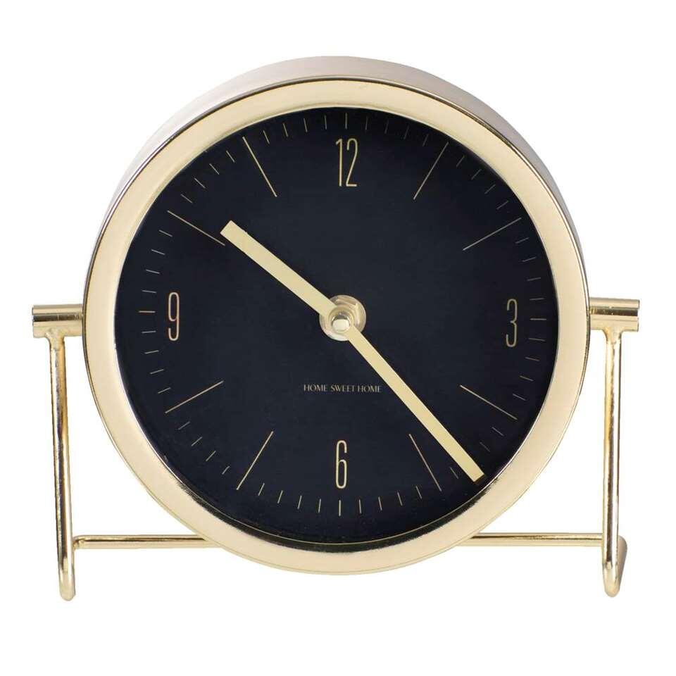 Tafelklok Morricone - goud - 18x16x6,5 cm