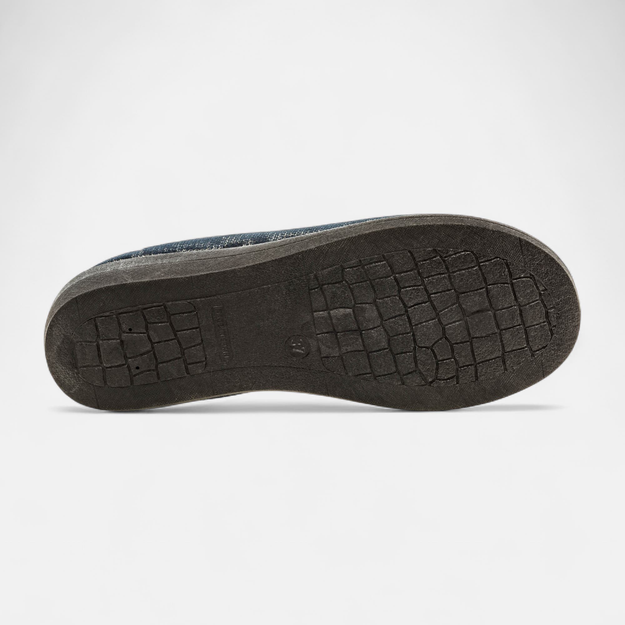 Pantoufles pieds sensibles Femme bleu marine