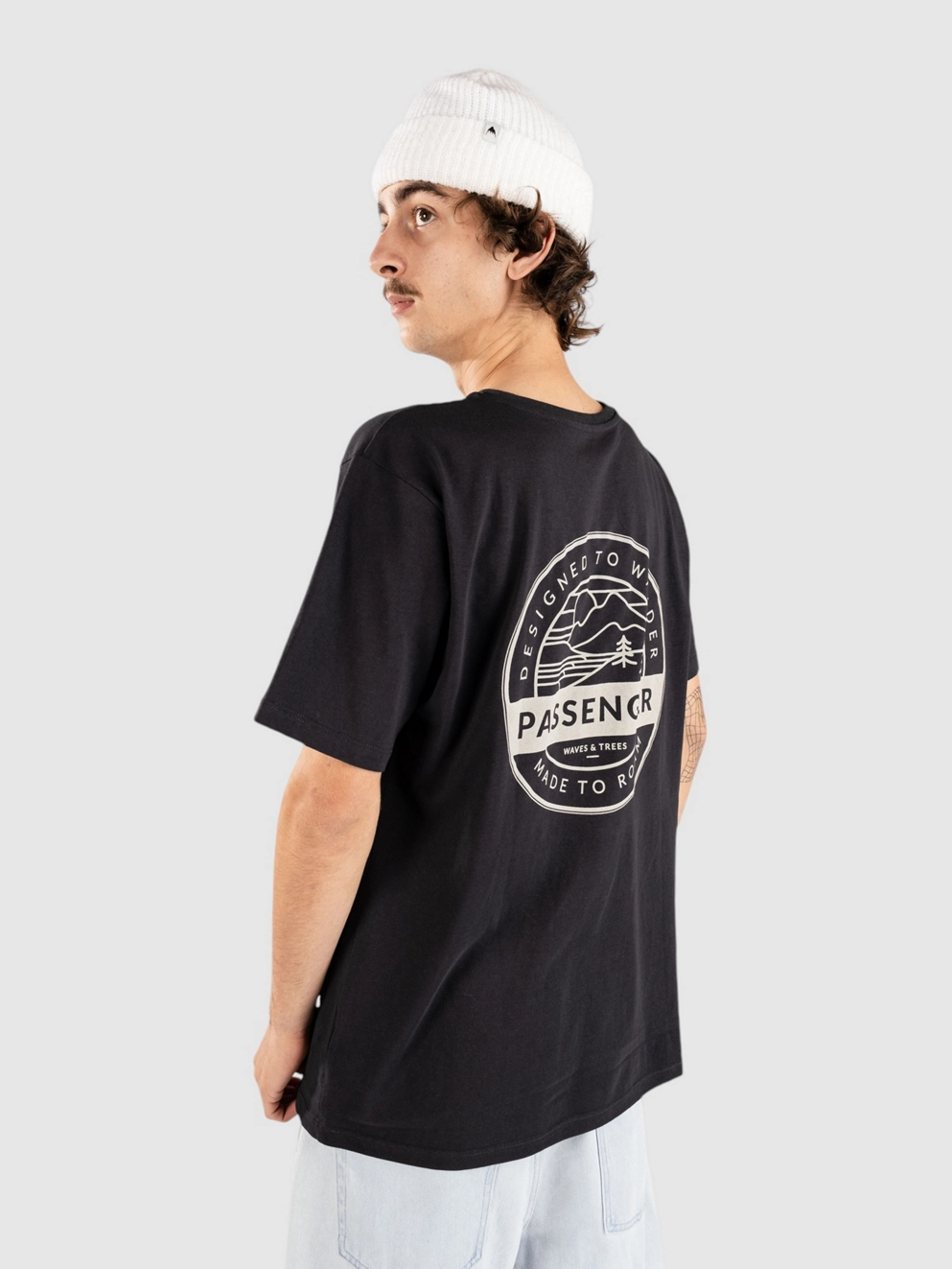 Passenger Odyssey Recycled Cotton T-Shirt black
