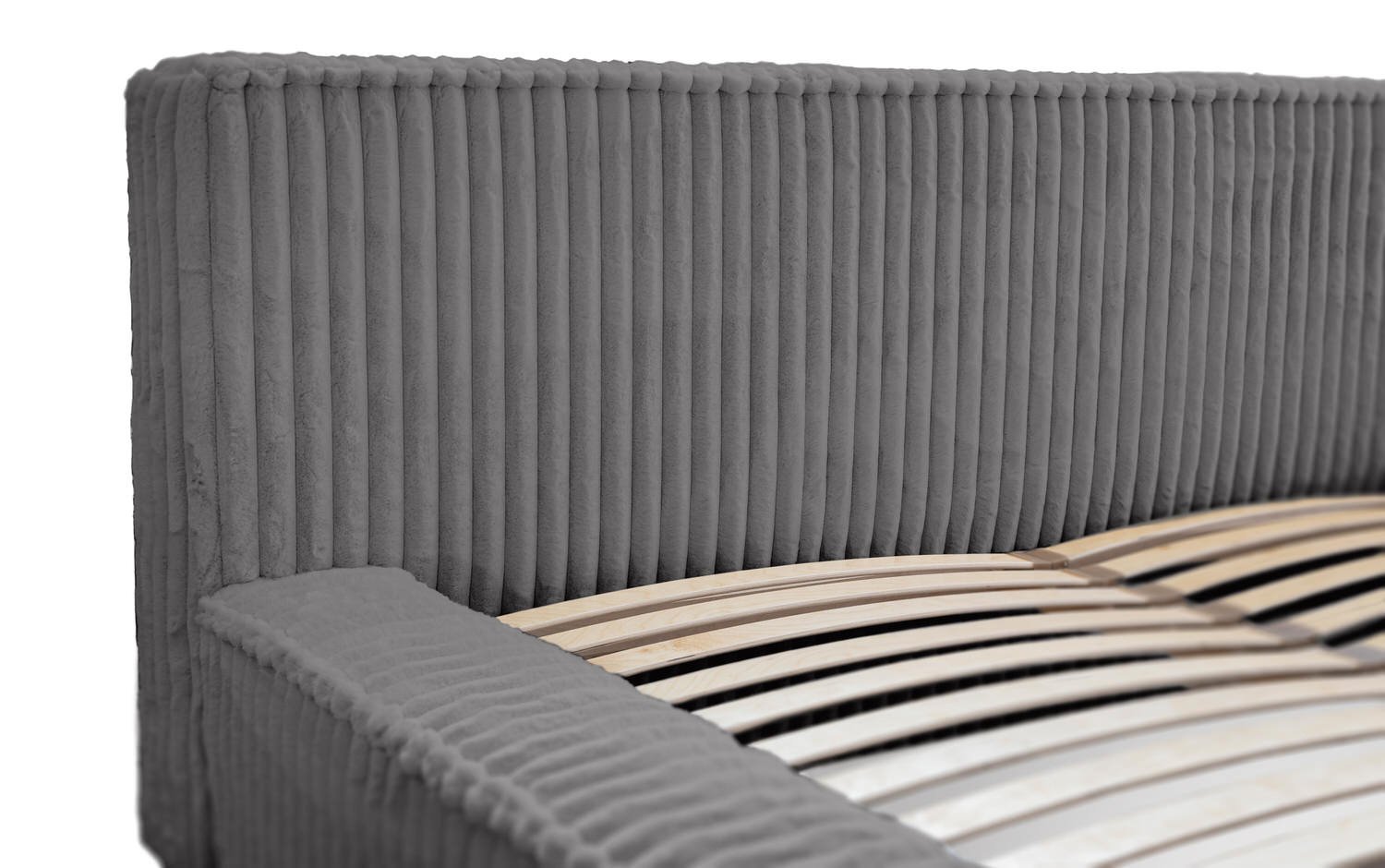 Trae Mobler Melody 160 x 200 cm Gestoffeerd Bed Grijs