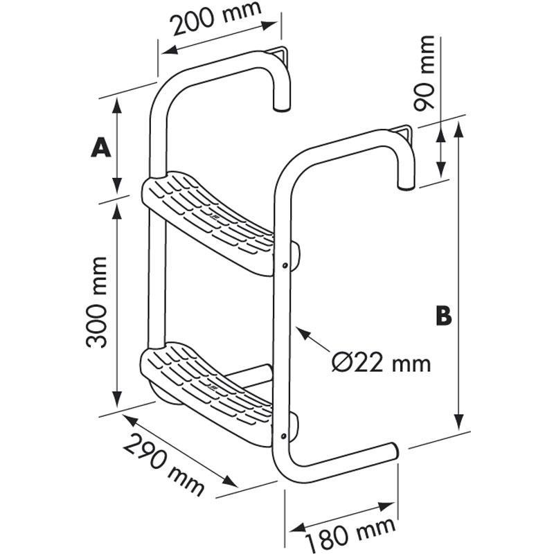 Echelle Plastimo Inox Pour Ponton