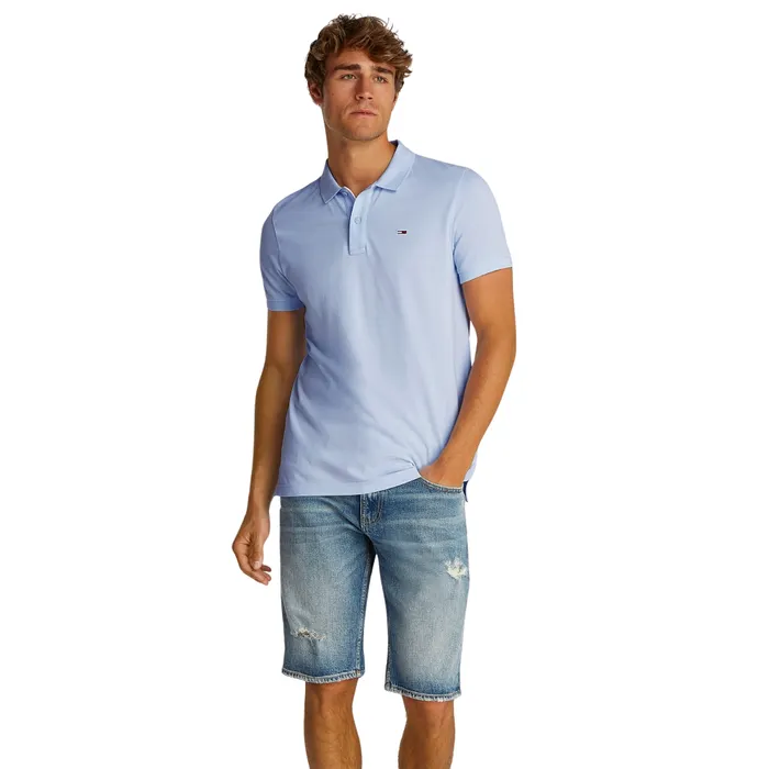 Tommy Hilfiger Slim Placket Flag Polo Heren