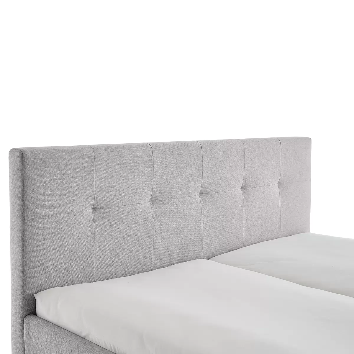 Polsterbett Catania II 180x200 Silber
